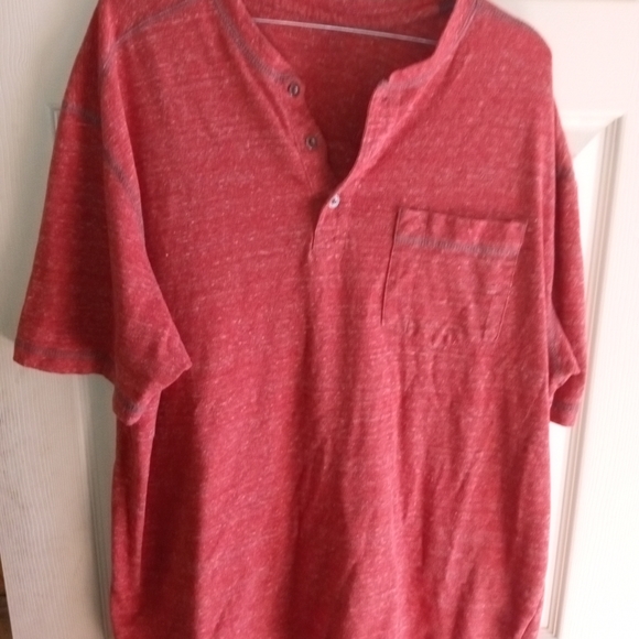 Hobbs Creek Henley tshirts. A red & a green. - Picture 2 of 3